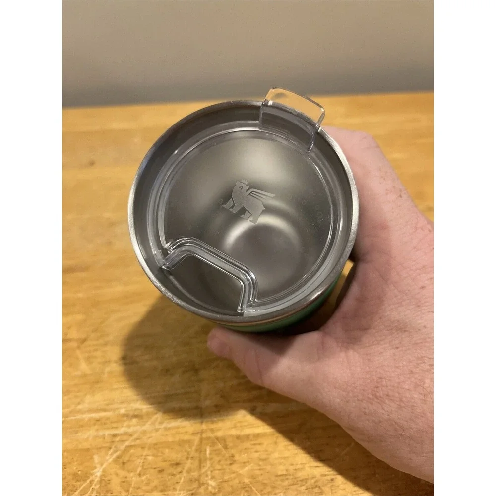 Stanley Cup 10 oz Green Stainless Steel Everyday‎ Go Tumbler Wine Coffee